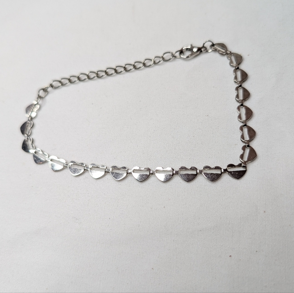 Silver Heart Bracelet